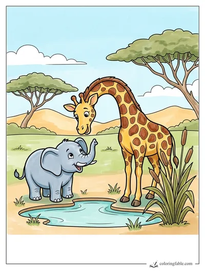Colored example of this coloring page