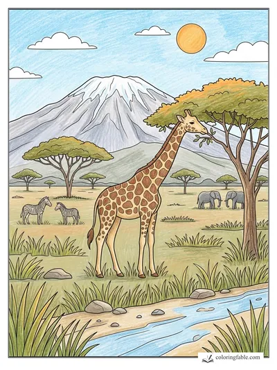 Colored example of this coloring page