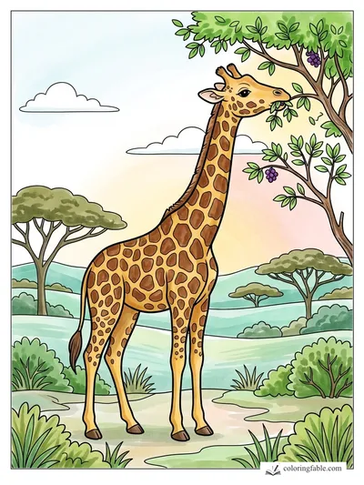Colored example of this coloring page