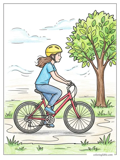 Colored example of this coloring page