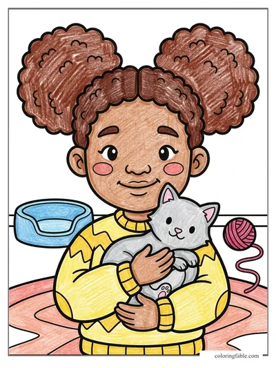 Colored example of this coloring page