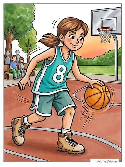 Colored example of this coloring page