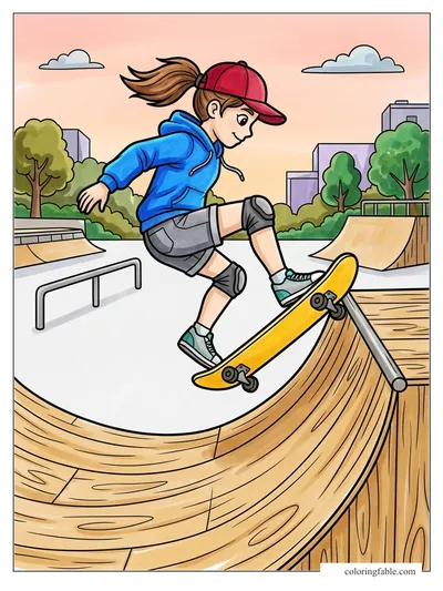 Colored example of this coloring page