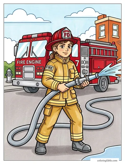 Colored example of this coloring page