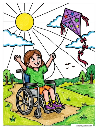 Colored example of this coloring page