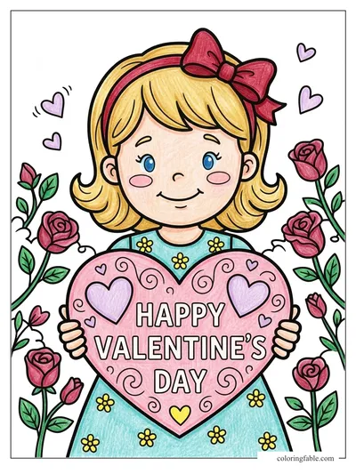 Colored example of this coloring page