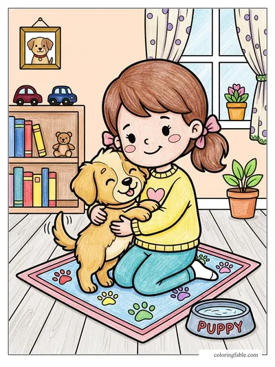 Colored example of this coloring page