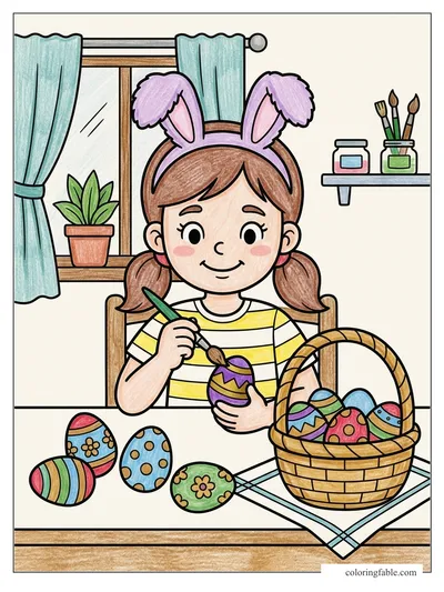 Colored example of this coloring page