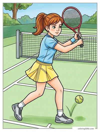 Colored example of this coloring page