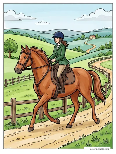 Colored example of this coloring page