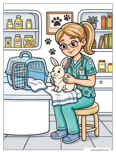 Colored example of this coloring page