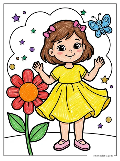 Colored example of this coloring page