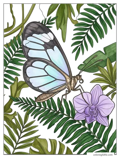 Colored example of this coloring page