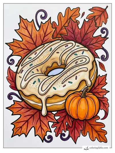 Colored example of this coloring page