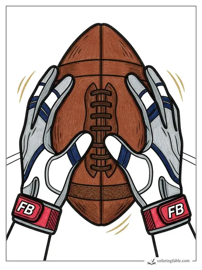 Colored example of this coloring page