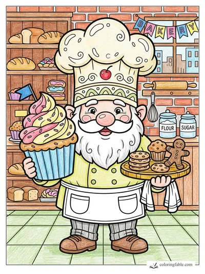 Colored example of this coloring page
