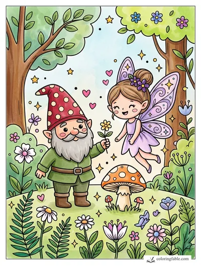 Colored example of this coloring page