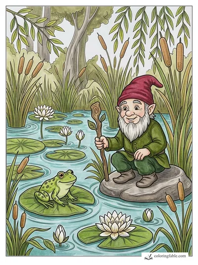 Colored example of this coloring page