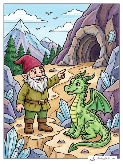 Colored example of this coloring page