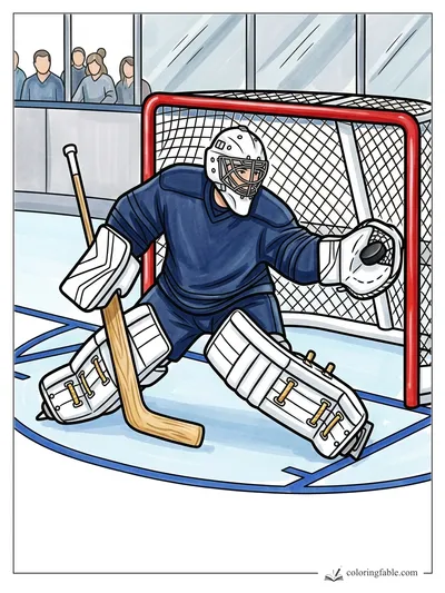 Colored example of this coloring page