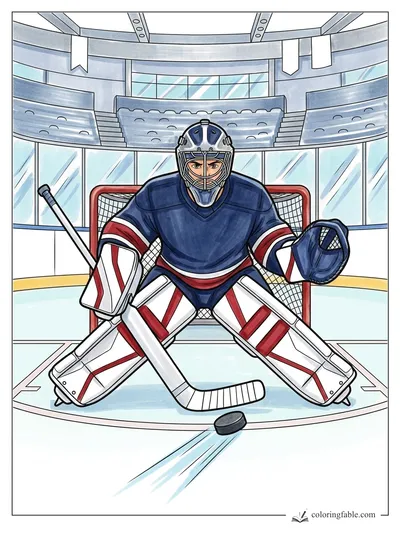 Colored example of this coloring page