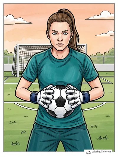 Colored example of this coloring page