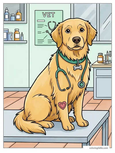 Colored example of this coloring page