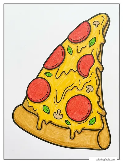 Colored example of this coloring page