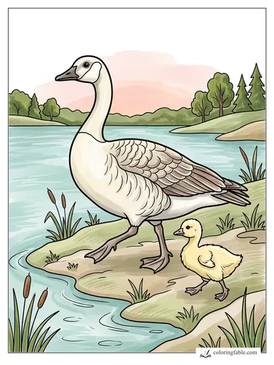 Colored example of this coloring page