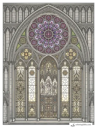 Colored example of this coloring page