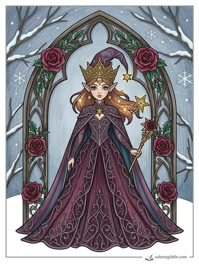 Colored example of this coloring page