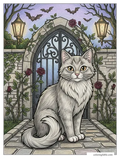 Colored example of this coloring page