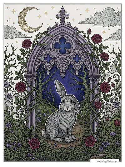 Colored example of this coloring page