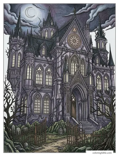 Colored example of this coloring page