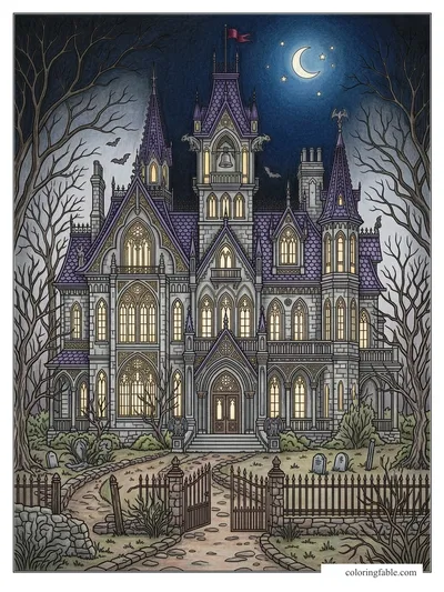 Colored example of this coloring page