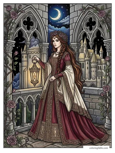 Colored example of this coloring page