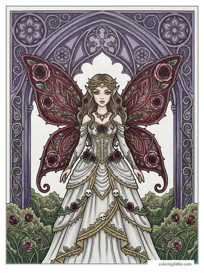 Colored example of this coloring page