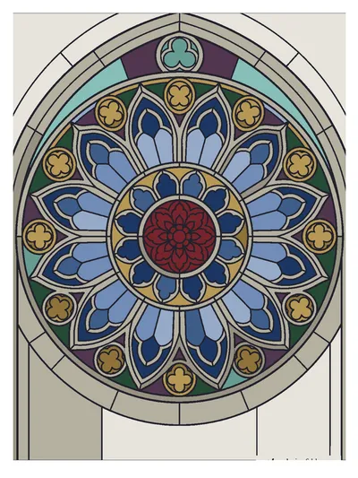 Finished color by number solution