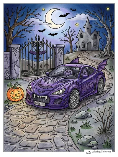 Colored example of this coloring page