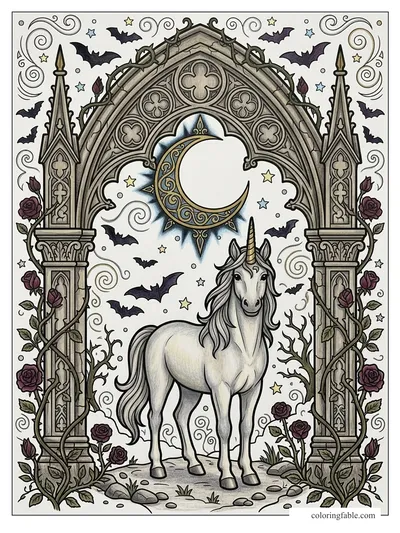 Colored example of this coloring page