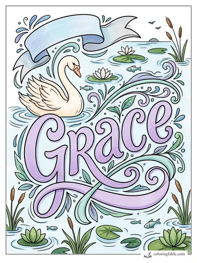 Colored example of this coloring page
