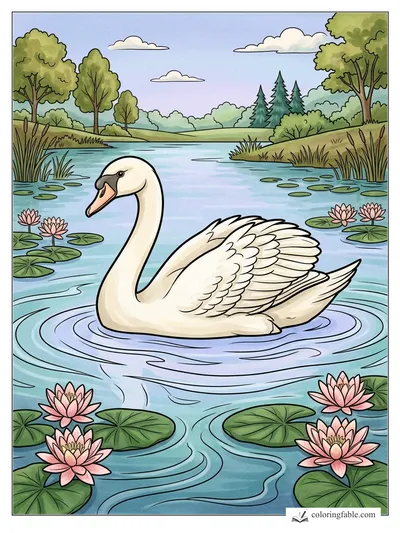Colored example of this coloring page