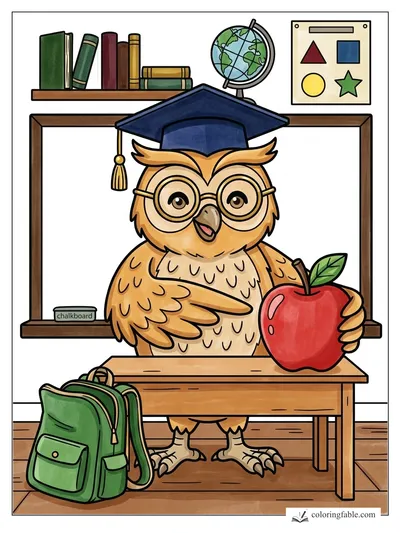 Colored example of this coloring page