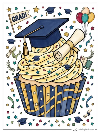 Colored example of this coloring page