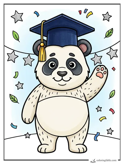 Colored example of this coloring page