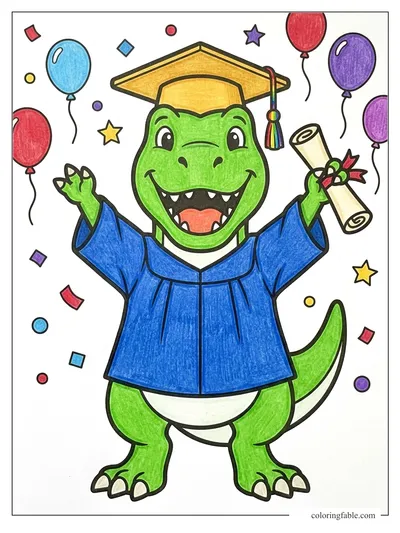 Colored example of this coloring page