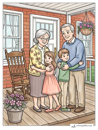 Colored example of this coloring page