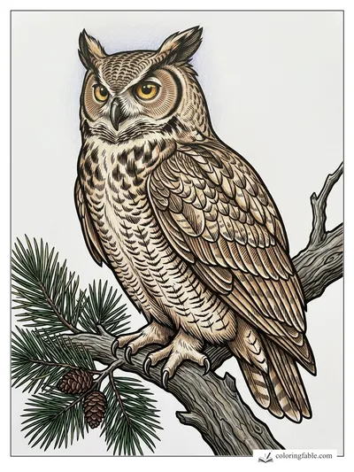 Colored example of this coloring page