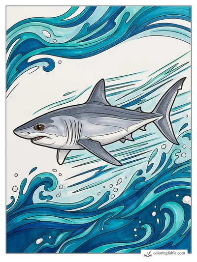Colored example of this coloring page