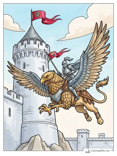 Colored example of this coloring page